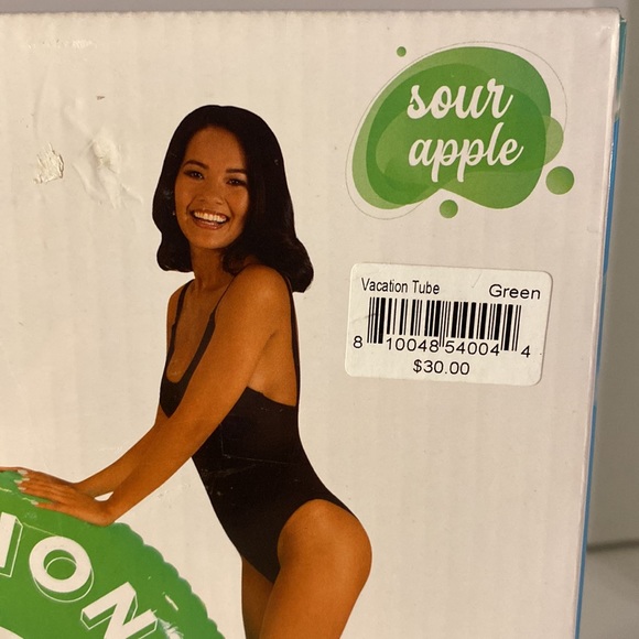 PoolCandy Sweet Shop Sour Apple "Vacation Mode" 48" Pool Tube with Handle NEW! - Picture 8 of 11